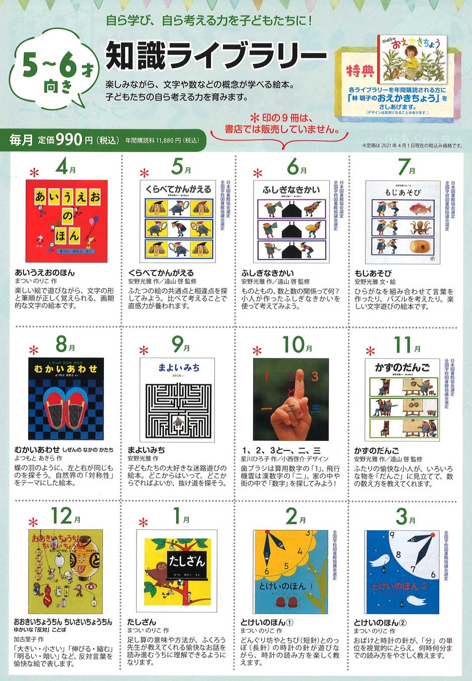 2021年度「知識ライブラリー」年間ラインナップ